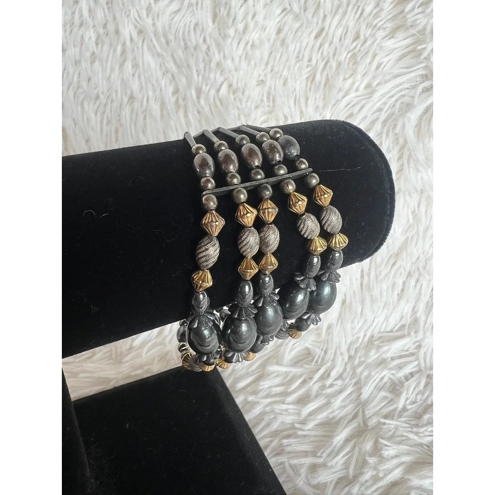 Vintage Hematite Bracelet 7